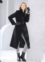 Mantel mit Knopfleiste 