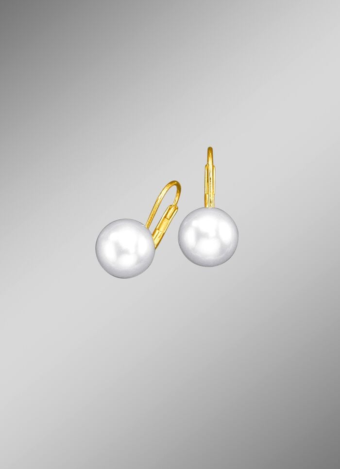 Ohrringe mit S&uuml;&szlig;wasser-Zuchtperlen 