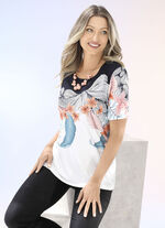 Shirt mit farbbrillantem Inkjet-Druck 