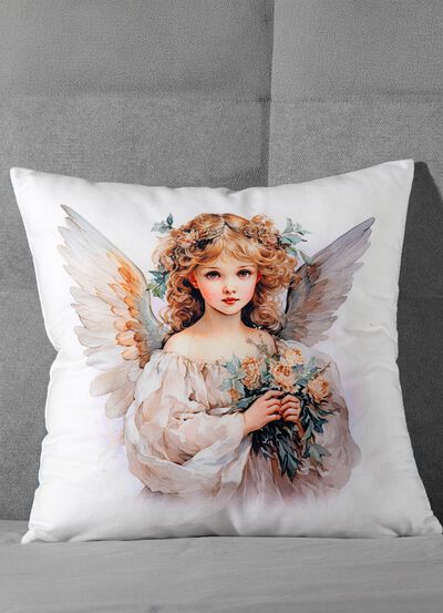 Kissenbezug in weicher Samtoptik 