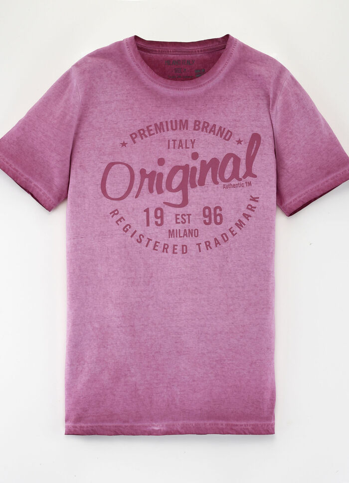 T-Shirt von „Milano Italy“ in 3 Farben BEERE