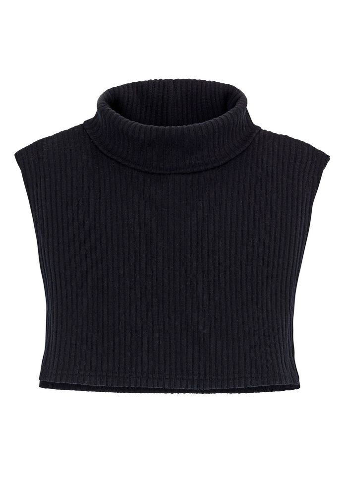 Unterzieh-Rollkragen mit Rippenstrick 