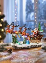 Beleuchteter Rentierschlitten 