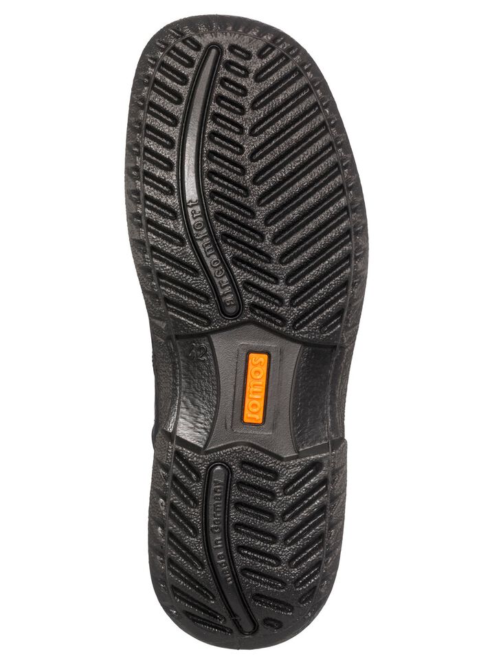 Stiefel mit echtem Lammfellfutter SCHWARZ