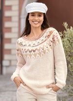 Pullover mit Norwegermuster 