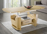 Couchtisch, auch höhenverstell- und ausziehbar BUCHE