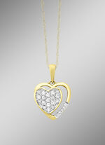 Funkelnder Herz Anh&auml;nger 