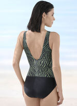 Laurina Badeanzug mit gerafftem Vorderteileinsatz und Halbkorsage 