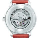 Zeppelin-Automatik-Herrenuhr mit Edelstahlgeh&auml;use und Lederband 