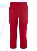 Caprihose mit abgerundeten Schlitzen an den Beinabschl&uuml;ssen 