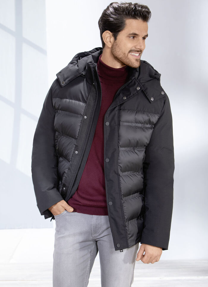 Steppkurzjacke mit Stehkragen 