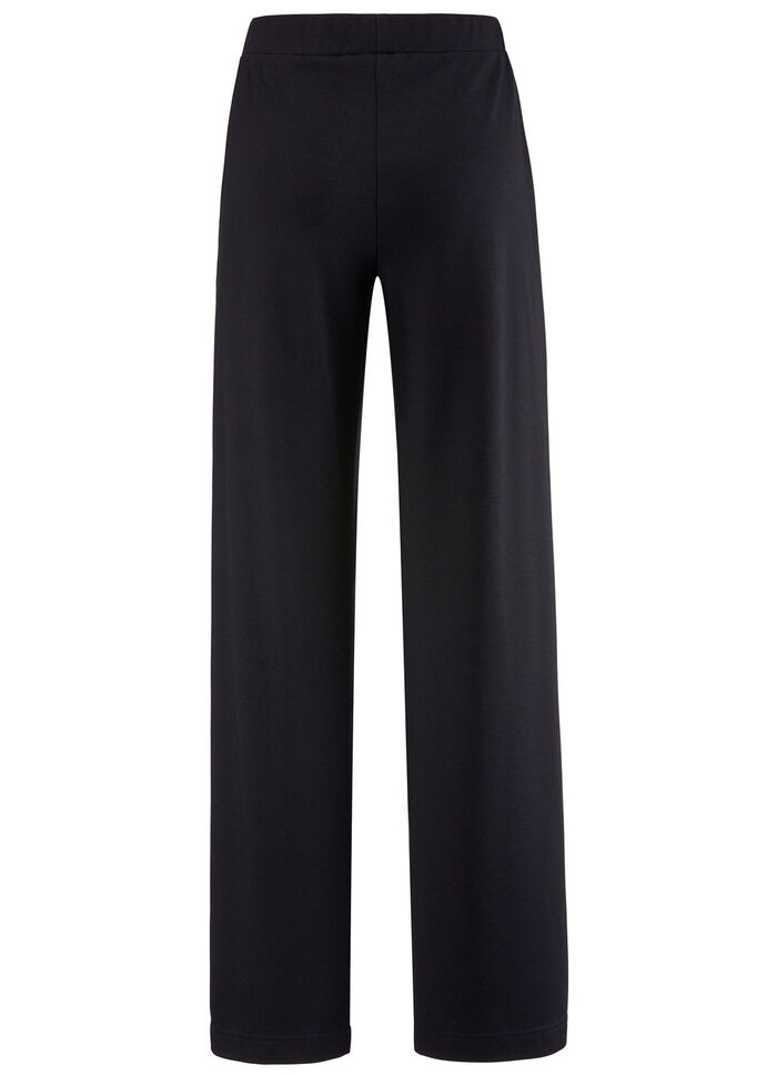 Hose in modischer Weite SCHWARZ