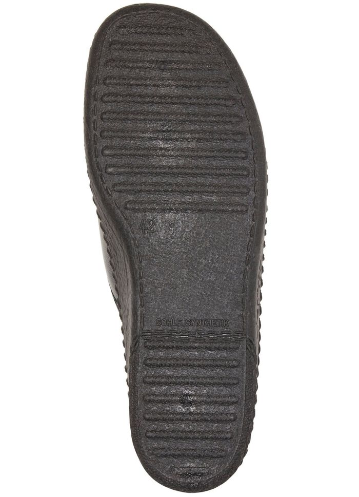 Klassische Herren-Pantoletten, mit anatomisch geformtem Fu&szlig;bett 