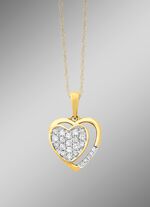 Funkelnder Herz Anh&auml;nger 