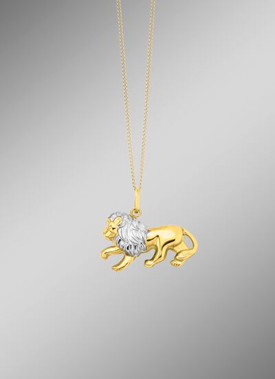 L&ouml;wen-Anh&auml;nger in Bicolor 