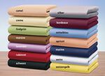 Edel-Jersey-Spannbetttuch mit Elasthan CAMEL