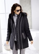 Jacke mit Kontrastpaspelierungen 
