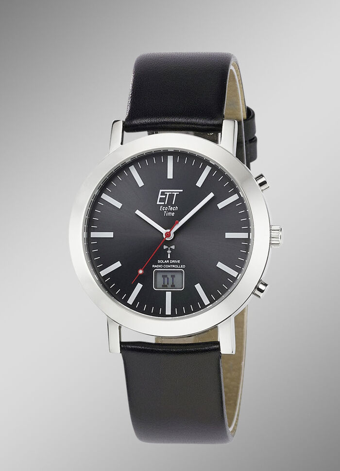 Funkgesteuerte Herrenuhr mit Solar-Antrieb 