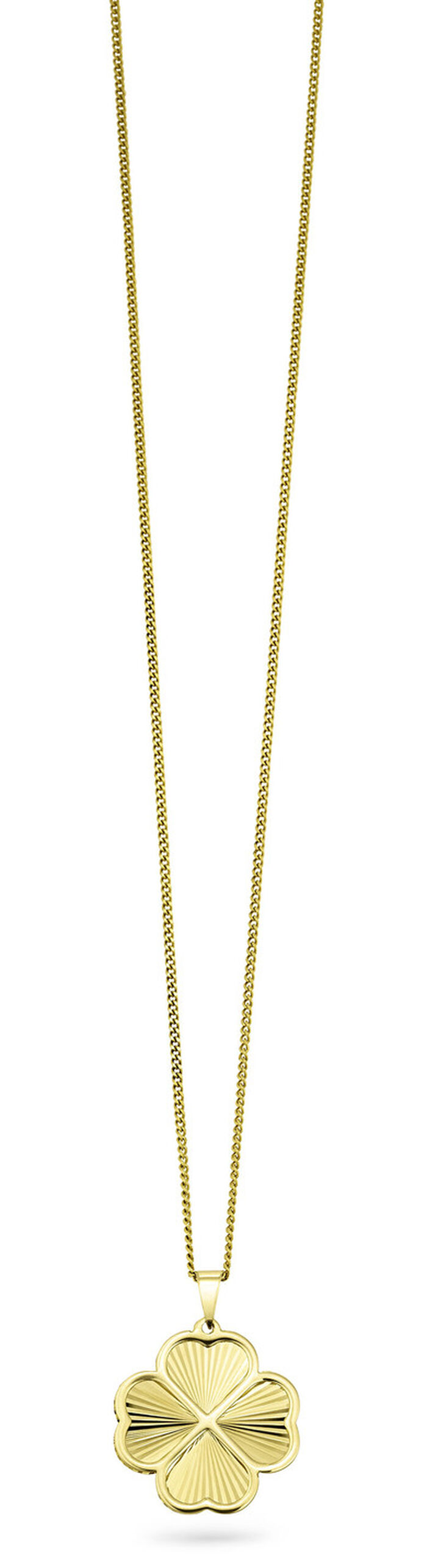 Kleeblatt-Anhänger aus Gold 