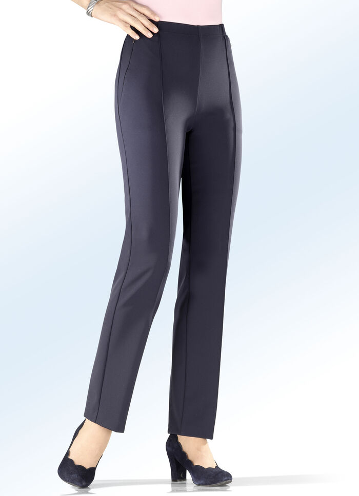 Hose in knitterfreier, kofferfreundlicher Qualit&auml;t MARINE