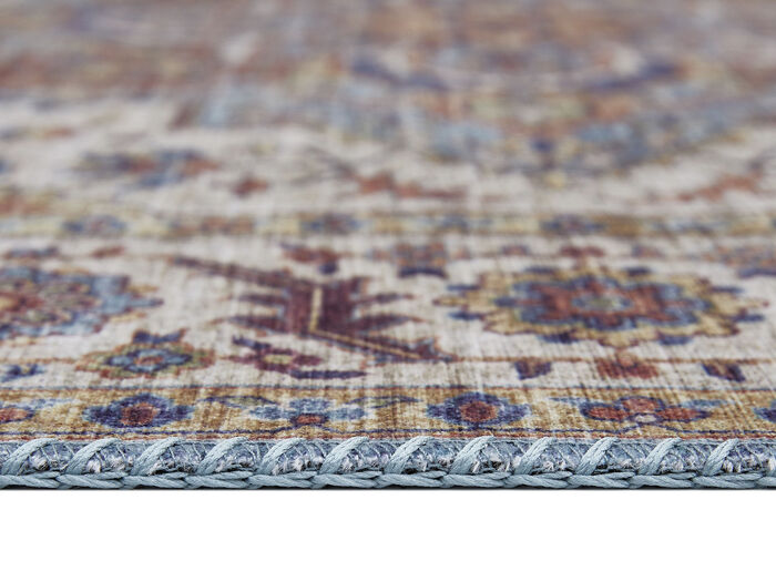 Pflegeleichte, gewebte Brücken und Teppiche BLAU