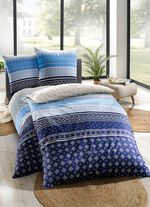 Bettw&auml;sche-Garnitur in moderner Farbgebung 