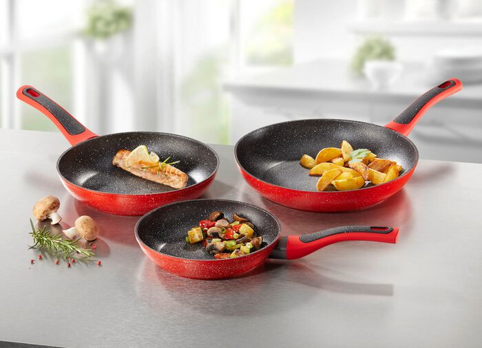 Ultra kratzfestes Granit Royal-Pfannen-Set, 3-teilig 
