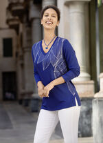 Shirt-Tunika tollem Druck 