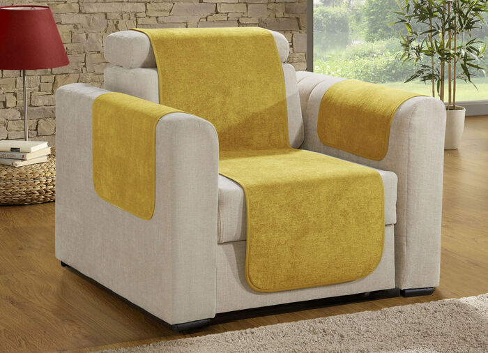 Sessel- und Sofaschoner mit Fleckschutz und Anti-Rutsch-Beschichtung GOLD