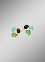 Elegante Ohrstecker mit Edelsteinen 