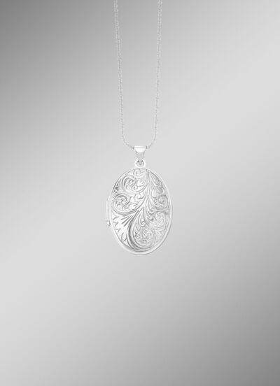 Elegantes Medaillon aus Silber 925/- fein 