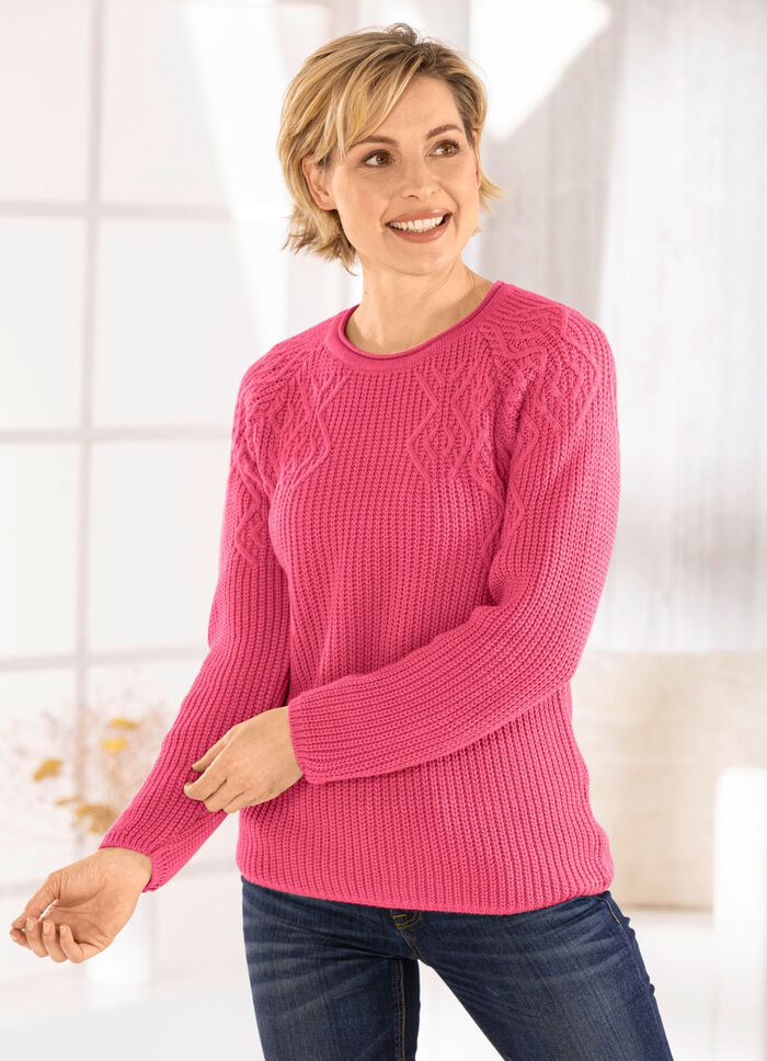 Pullover in Perlfang 