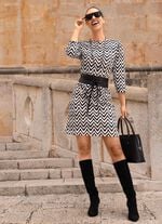 Kleid in Schlupfform 