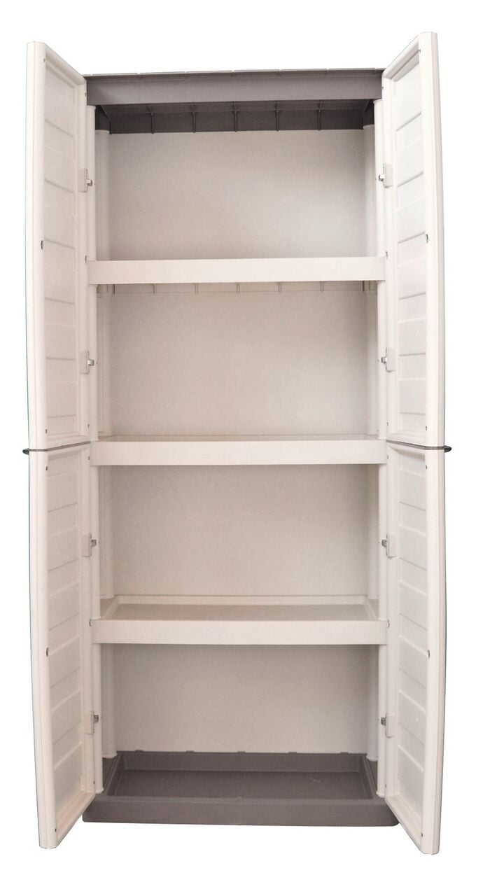 Praktische Gartenschr&auml;nke mit Stahlscharnieren 