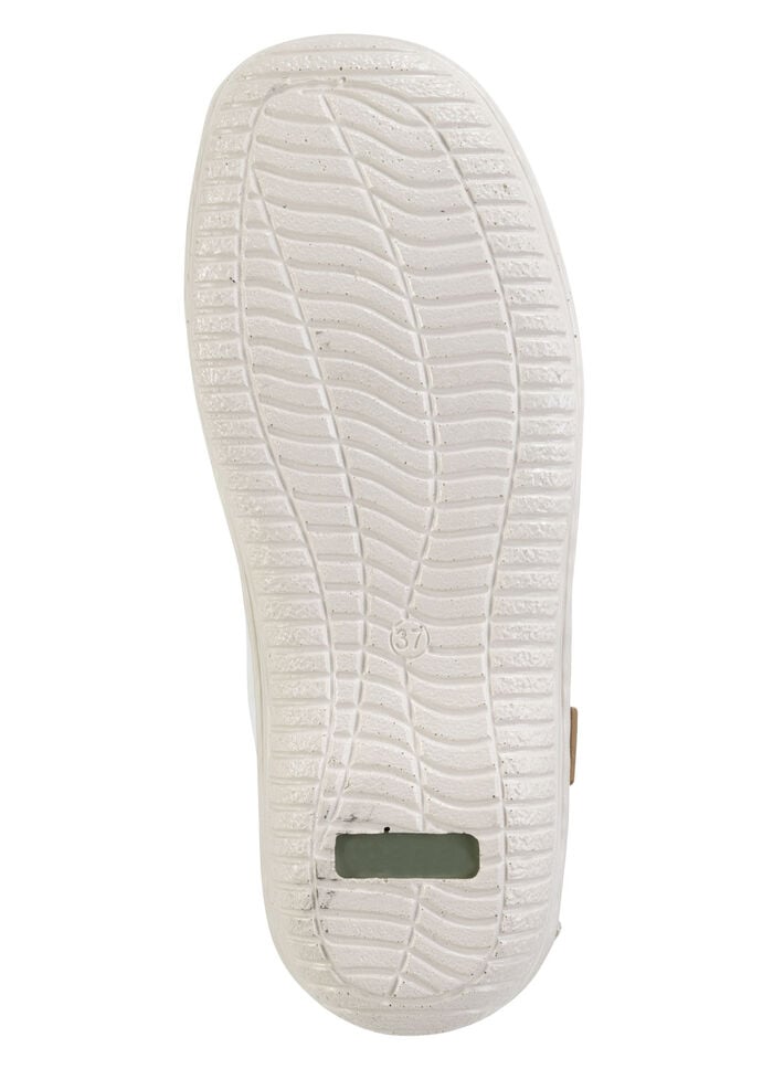 ELENA EDEN Schnürschuh aus Nappaleder mit Knitter-Struktur WEISS