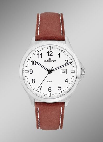 Quartz-Herrenuhr mit Edelstahlgeh&auml;use  