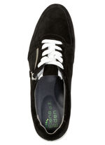 ELENA EDEN, bequeme Damen-Sneaker, Weite G, mit herausnehmbarem Fußbett SCHWARZ