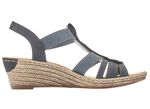 Rieker Sandalette mit interessantem Metallschmuck 
