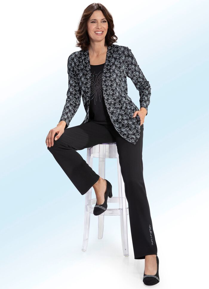 Longshirt in 2-in-1-Optik 