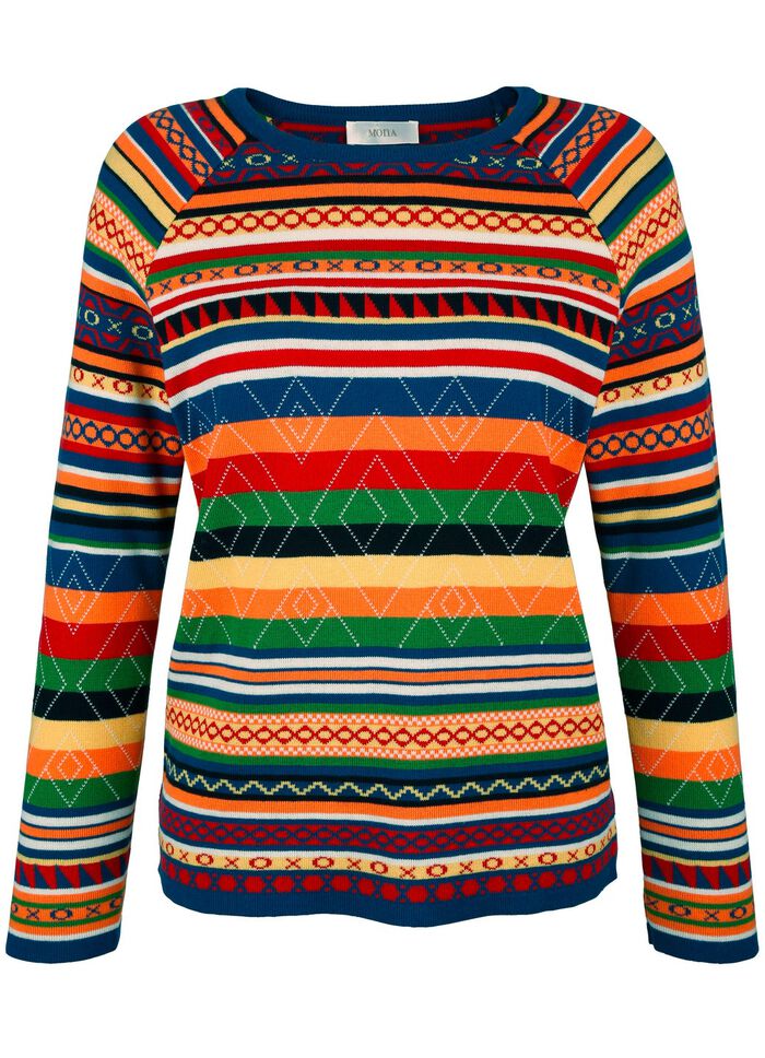 Pullover in Jacquard-Dessin 