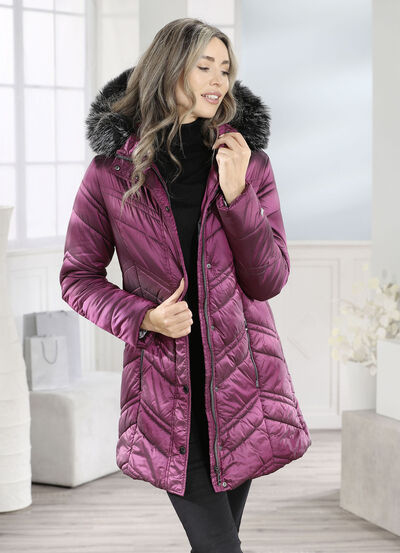 Jacke mit abnehmbarer Kapuze 