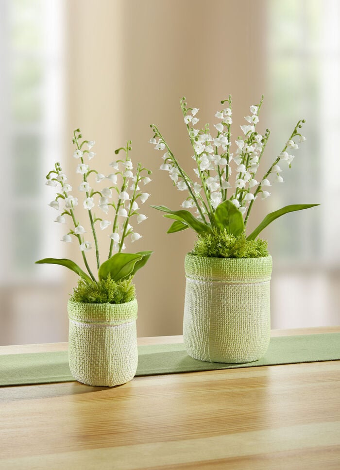 Maigl&ouml;ckchen-Gesteck, 2er-Set 