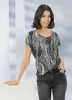 Shirt mit überschnittener Schulterpartie 