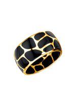 Damenring im Leoparden-Design mit echt Onyx 
