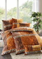 Beidseitig bedruckte Bettw&auml;sche-Garnitur 