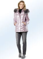 Jacke in Metallic-Optik 
