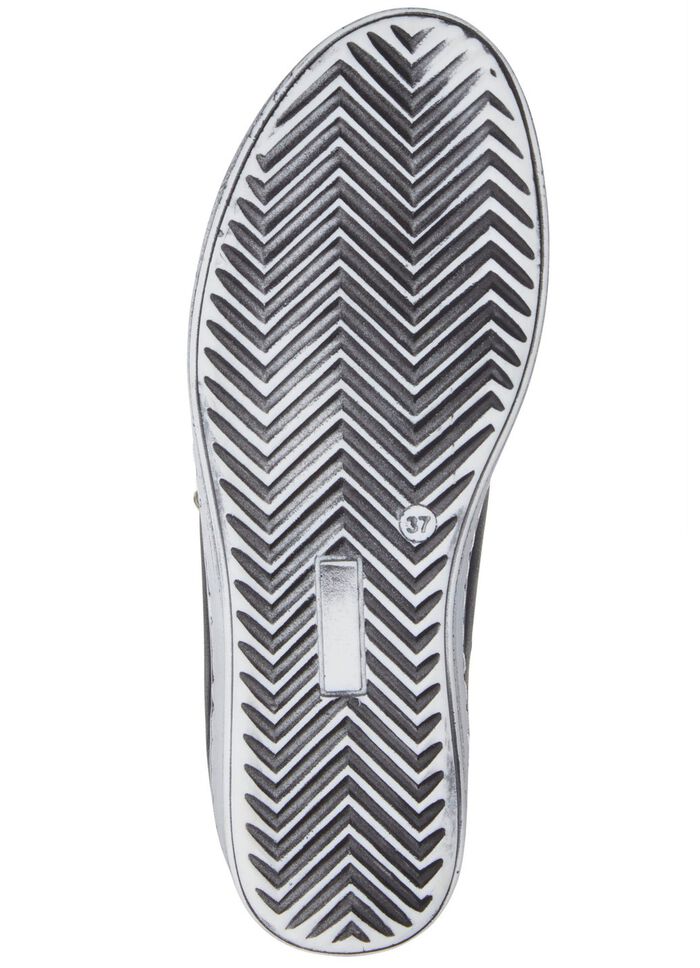 Andrea Conti Sneaker mit pfiffiger Kontrast-Schn&uuml;rung MARINE-ROT