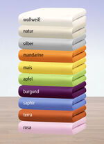 Hochwertiges und flauschiges Spannbetttuch in 2 Qualitäten APFELGRÜN