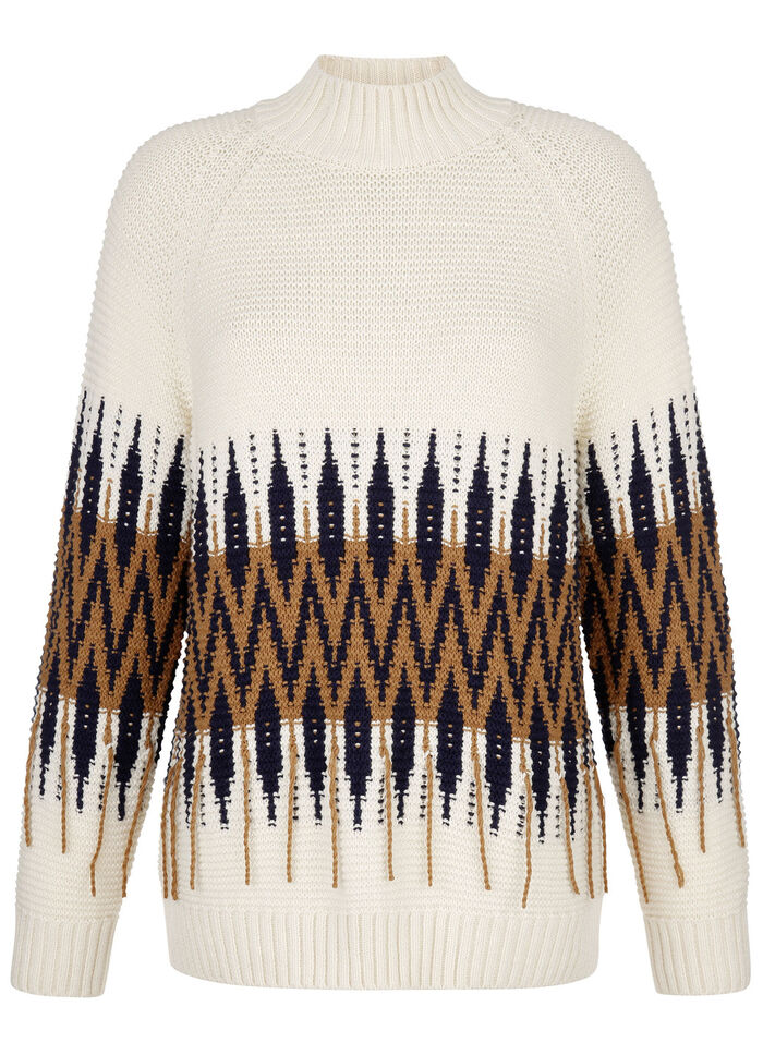 Pullover in Biesenstrick 