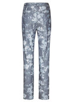 Hose mit floraler Dessinierung 